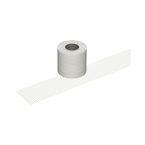 LUX ELEMENTS Selbstklebendes Armierungsgewebe innen ARM-100 SK LARMZ1001 I 100mm (90 lfm) I Glasfasergewebe zum Armieren von Stößen I Alkalibeständig I Weiß von LUX ELEMENTS