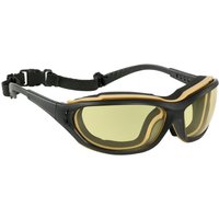 Set mit 10 - MADLUX Antibeschlag-Schutzbrillen schwarz/gelb - Gelb Set mit 10 - MADLUX Antibeschlag-Schutzbrillen schwarz/gelb - Gelb von LUX OPTICAL