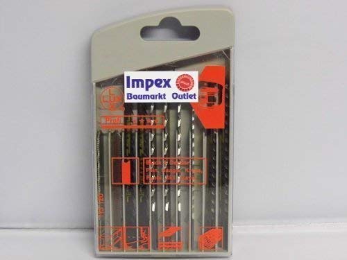 LUX 113120 Stichsägekassette 10-teilig B&D-Aufnahme Profi von LUX-TOOLS