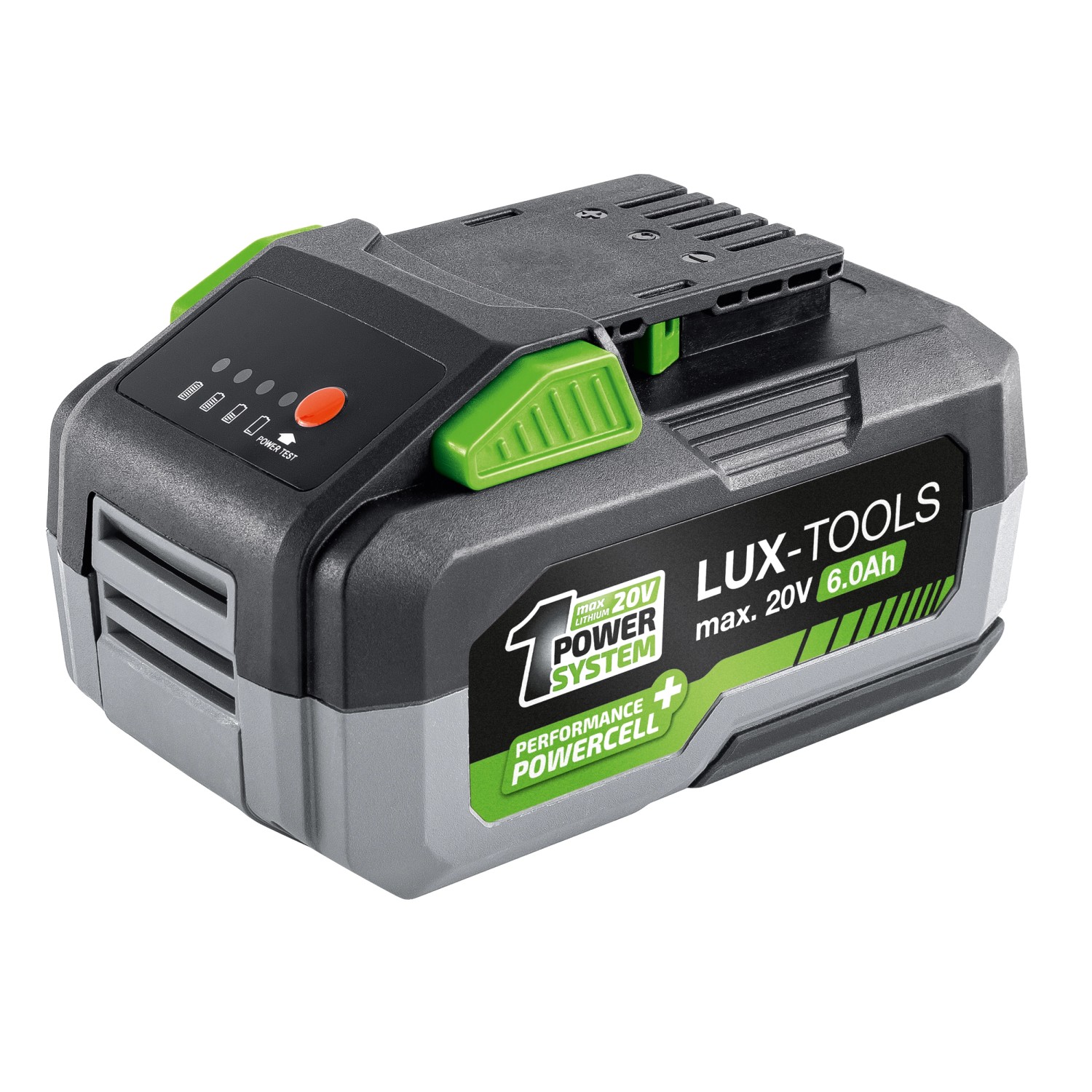 LUX 20 V Li-Ion Akku 1 PowerSystem 6.0 Ah 21700 LUX 20 V Li-Ion Akku 1 PowerSystem 6.0 Ah 21700 von LUX-TOOLS