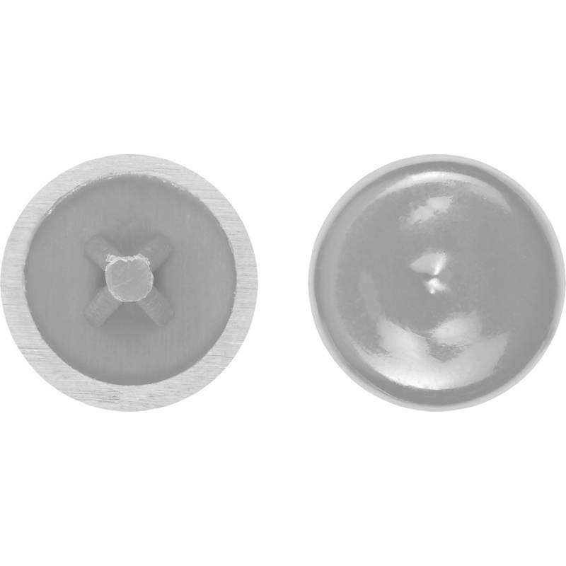LUX Abdeckkappe PZ1 Kunststoff Grau 30 Stück von LUX-TOOLS