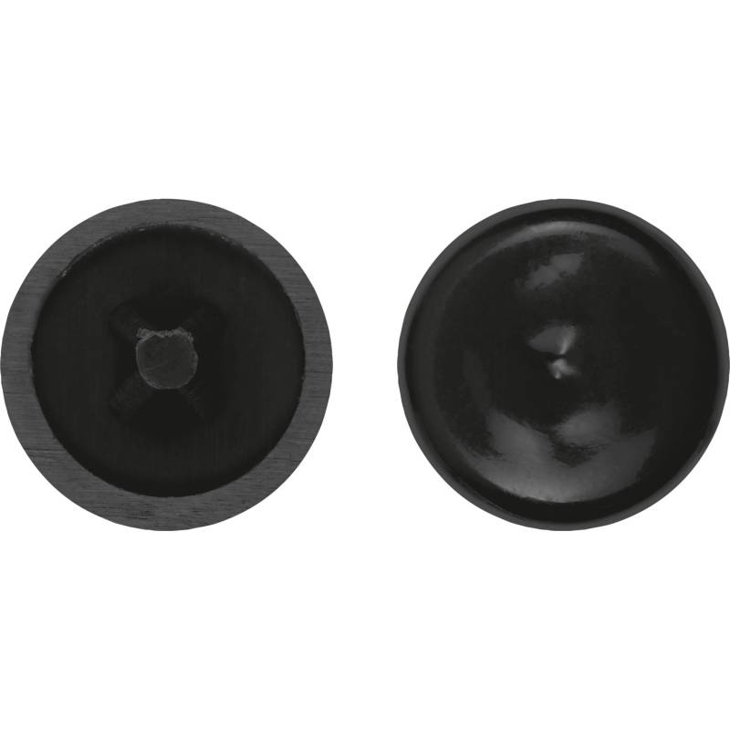 LUX Abdeckkappe PZ3 Kunststoff Schwarz 30 Stück von LUX-TOOLS