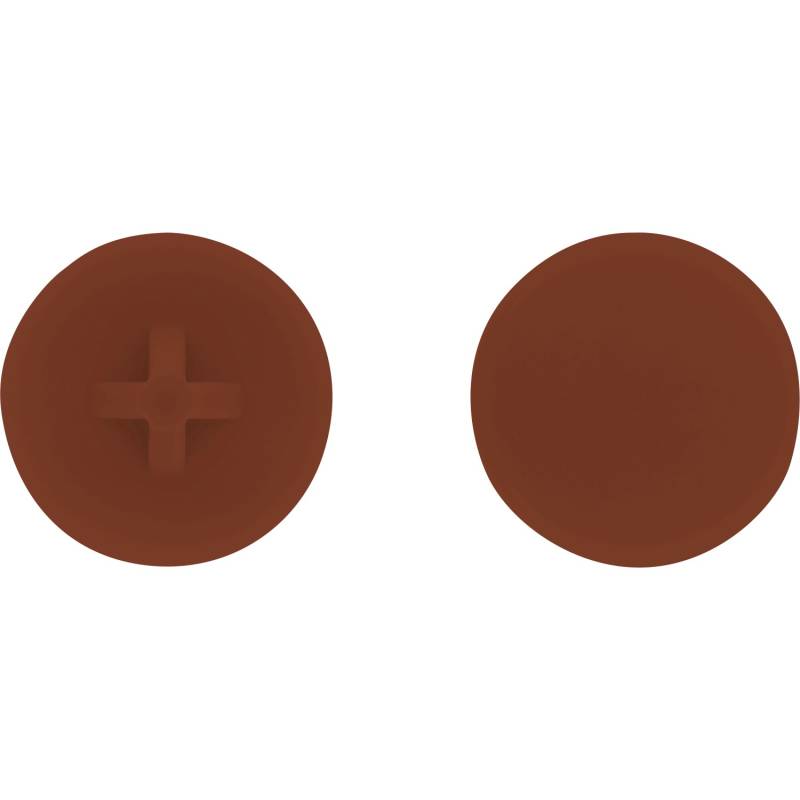 LUX Abdeckkappe TX10 Kunststoff Dunkelbraun 30 Stück von LUX-TOOLS