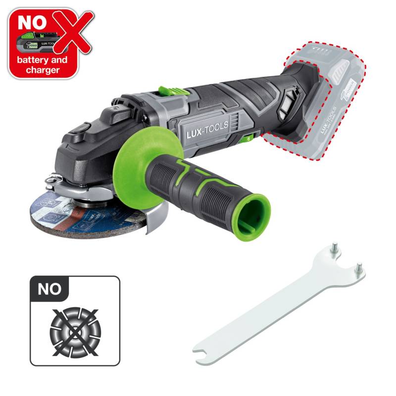 LUX Akku-Winkelschleifer 1 PowerSystem A-WS-20/115 von LUX-TOOLS