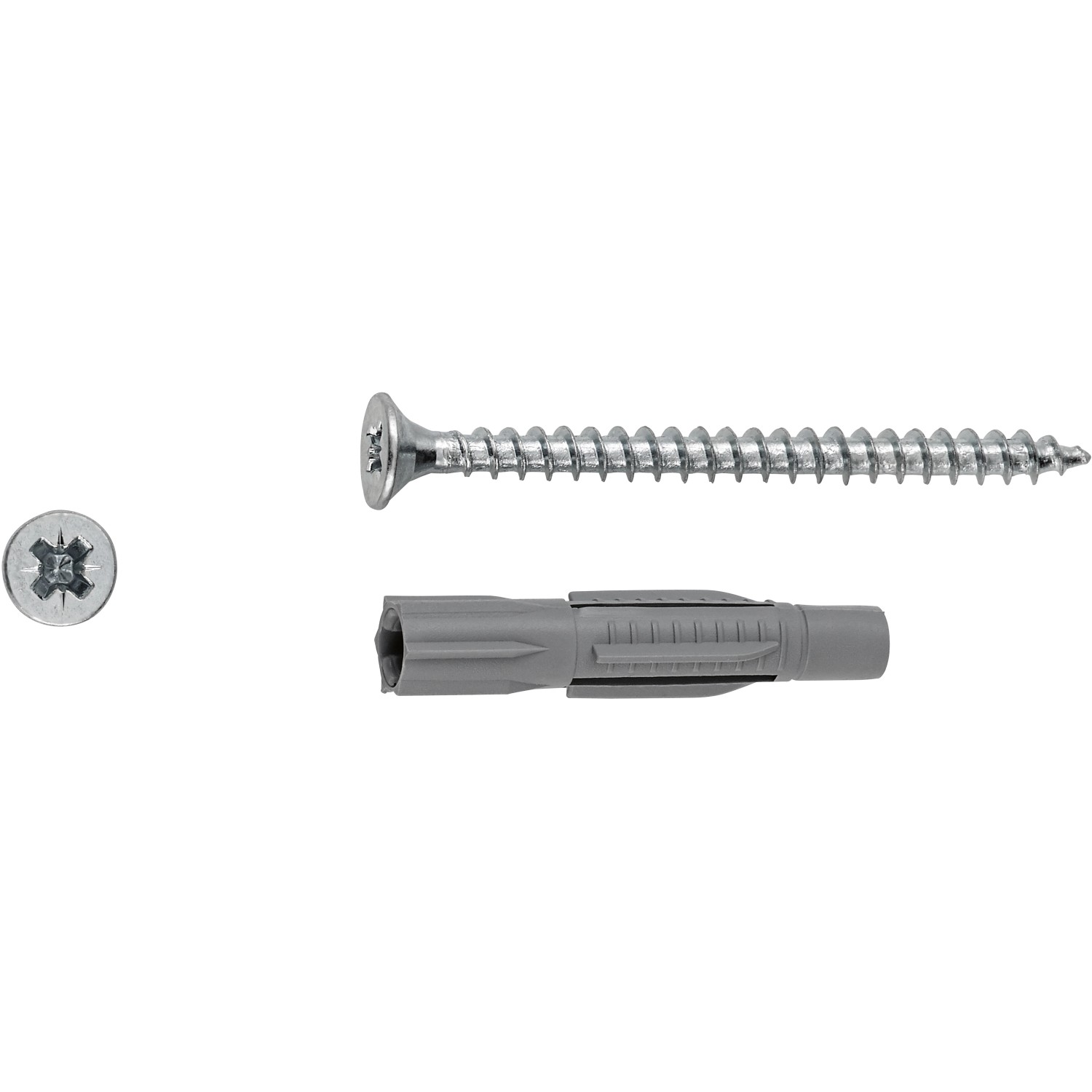 LUX Allzweckdübel mit Schrauben Ø 6 mm x 33 mm 10 Stück LUX Allzweckdübel mit Schrauben Ø 6 mm x 33 mm 10 Stück von LUX-TOOLS