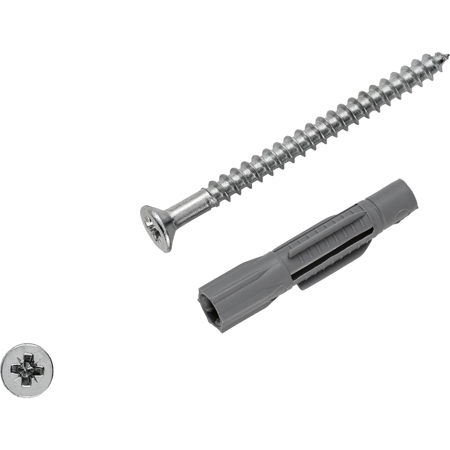 LUX Allzweckdübel mit Schrauben Ø 6 mm x 33 mm 50 Stück LUX Allzweckdübel mit Schrauben Ø 6 mm x 33 mm 50 Stück von LUX-TOOLS