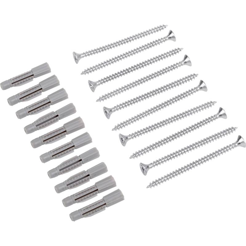 LUX Allzweckdübel mit Schrauben Ø 6 mm x 38 mm 10 Stück von LUX-TOOLS