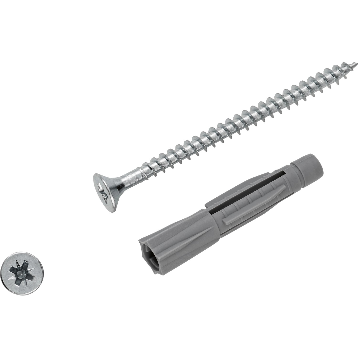 LUX Allzweckdübel mit Schrauben Ø 8 mm x 45 mm 50 Stück LUX Allzweckdübel mit Schrauben Ø 8 mm x 45 mm 50 Stück von LUX-TOOLS