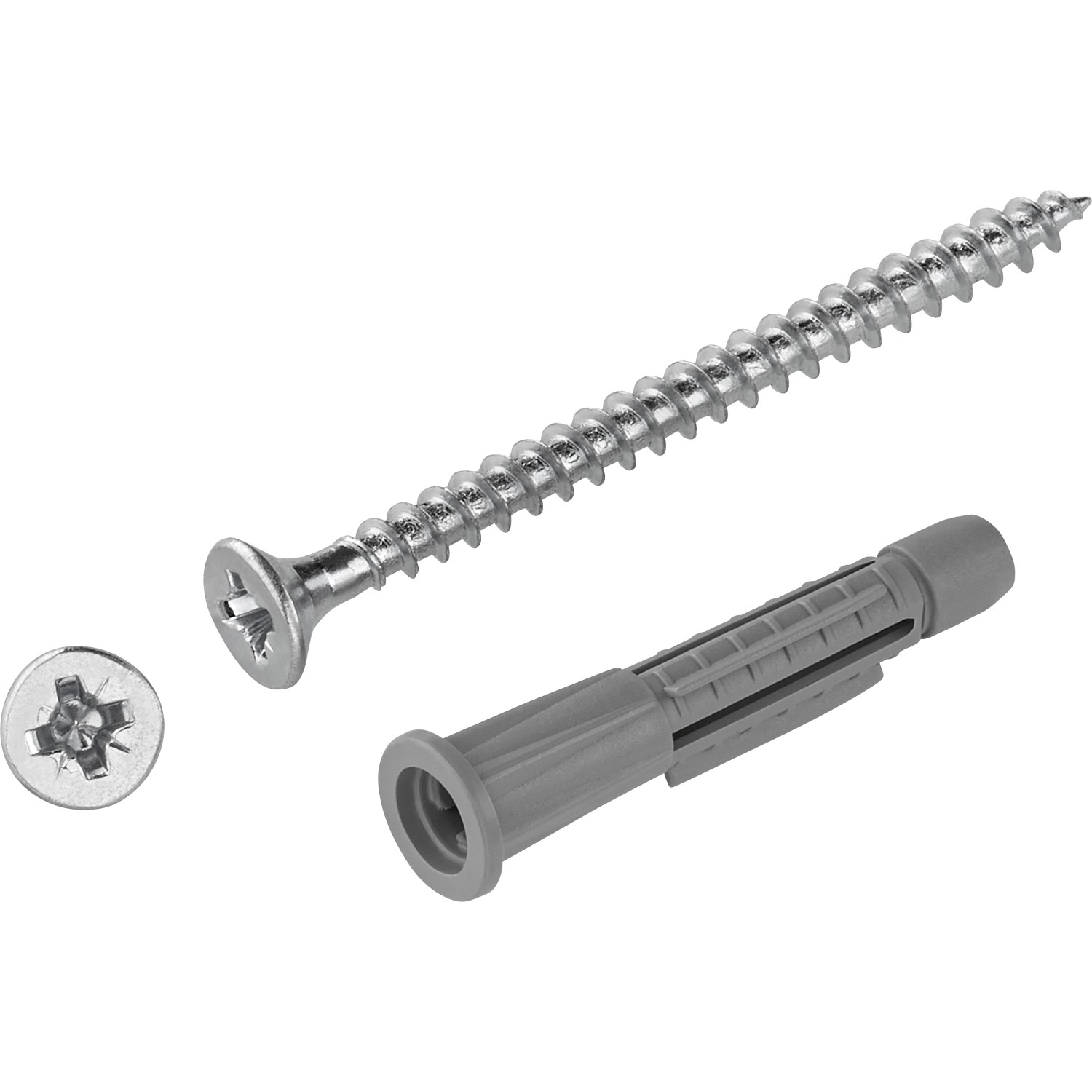 LUX Allzweckkragendübel mit Schrauben Ø 5 mm x 30 mm 10 Stück LUX Allzweckkragendübel mit Schrauben Ø 5 mm x 30 mm 10 Stück von LUX-TOOLS