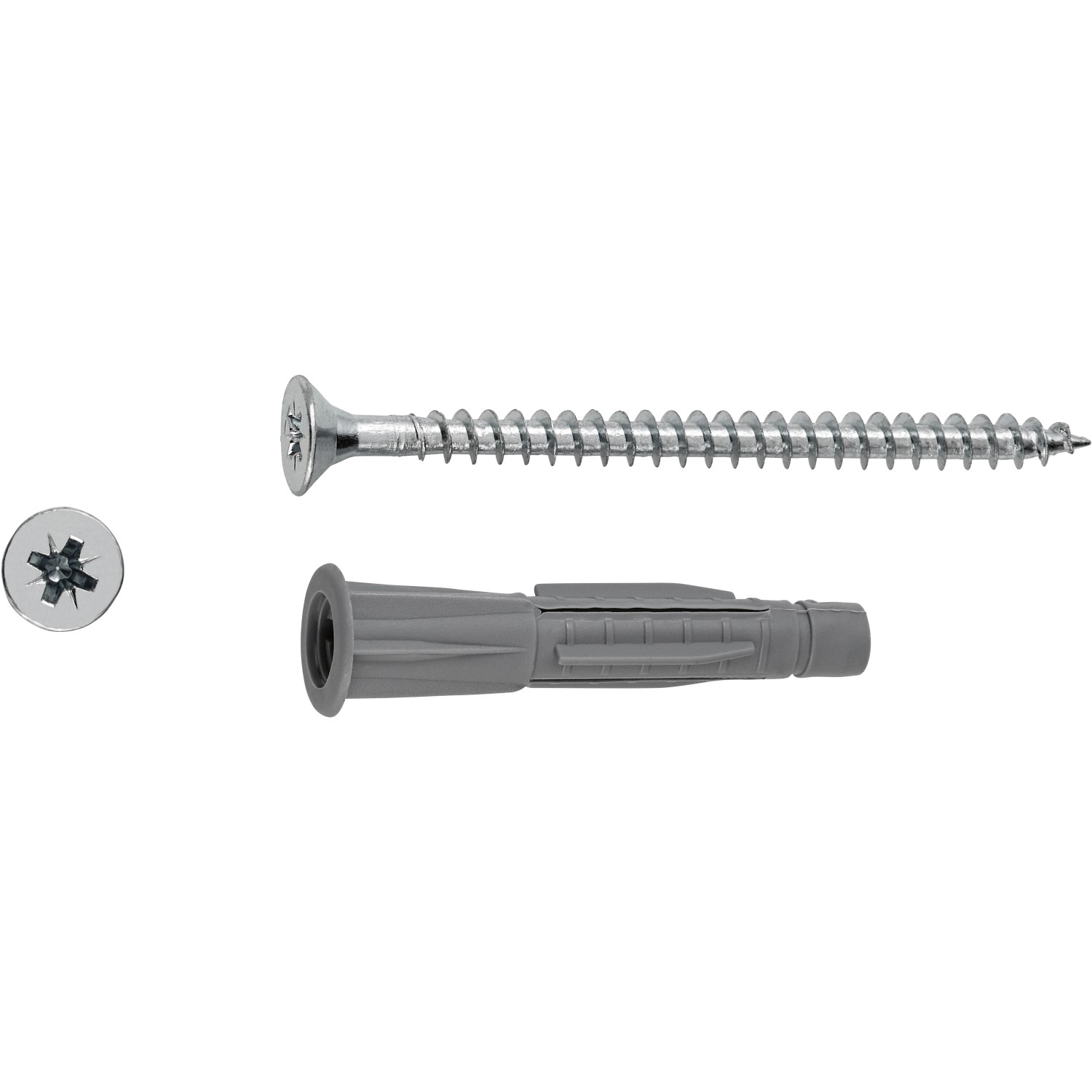 LUX Allzweckkragendübel mit Schrauben Ø 8 mm x 47 mm 6 Stück LUX Allzweckkragendübel mit Schrauben Ø 8 mm x 47 mm 6 Stück von LUX-TOOLS