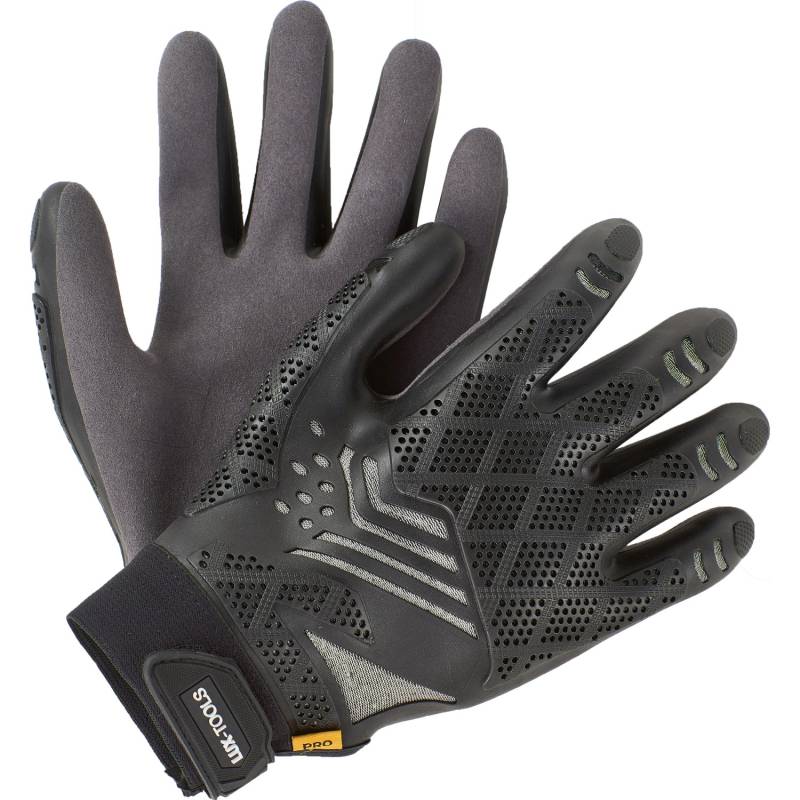 LUX Arbeitshandschuh Tough Gr. 10 Grau von LUX-TOOLS