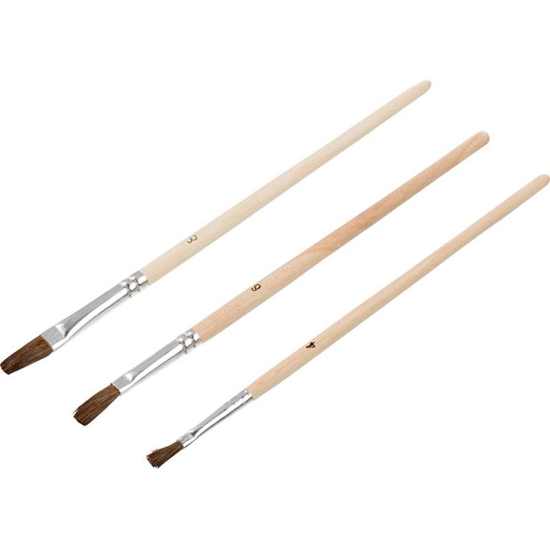 LUX Ausbesserungspinsel-Set 3-teilig von LUX-TOOLS