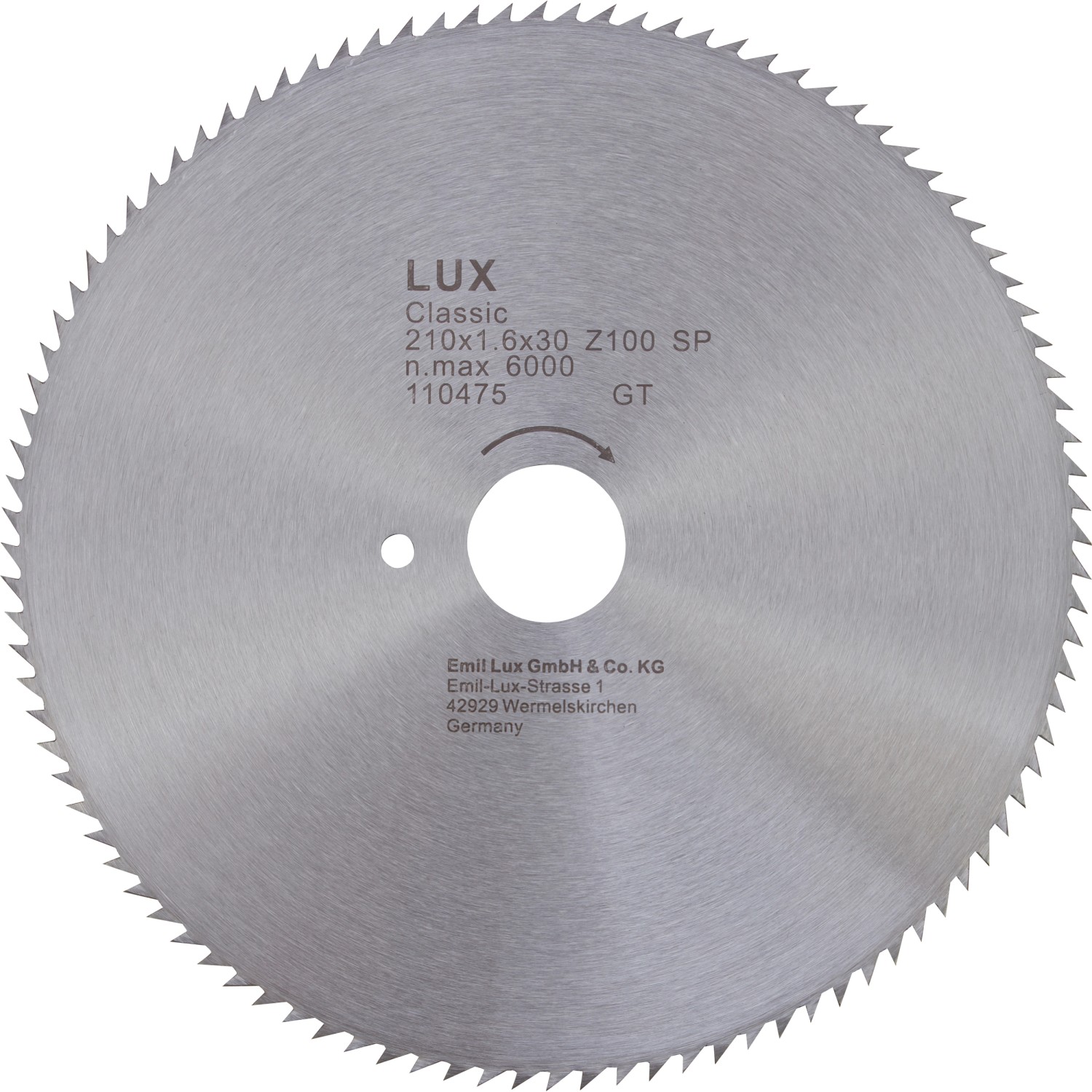 LUX CV-Kreissägeblatt 210 mm x 30 mm 72 Z von LUX-TOOLS