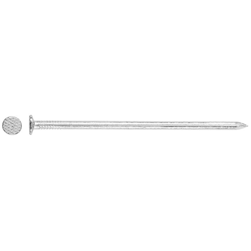 LUX Drahtnagel Ø 4,2 mm x 120 mm Flachkopf Verzinkt 1 kg von LUX-TOOLS