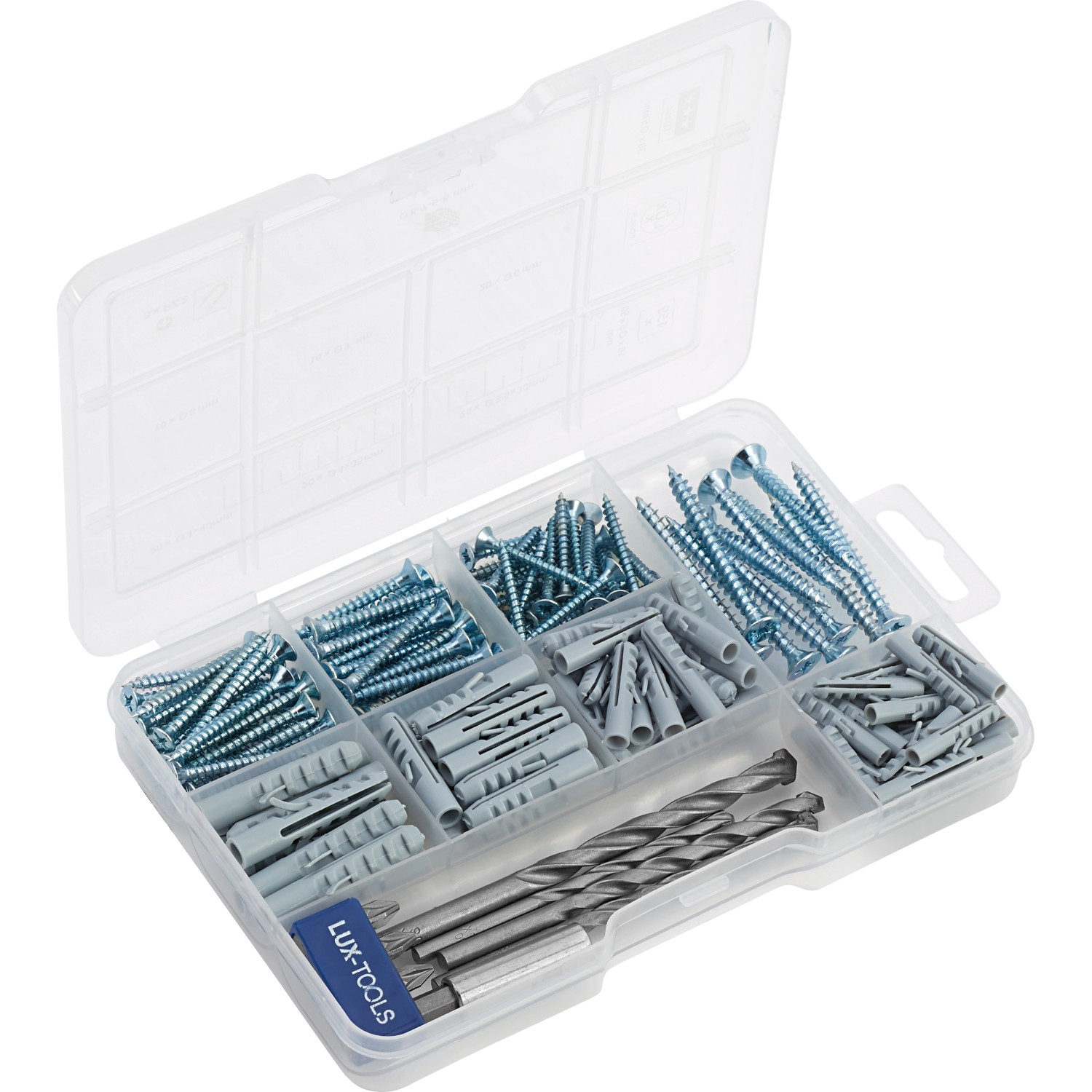 LUX Dübel-Set 159-teilig LUX Dübel-Set 159-teilig von LUX-TOOLS