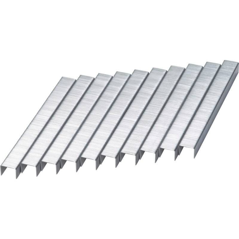 LUX-TOOLS Flachdrahtklammer 12,4 mm x 6 mm Comfort 1.000 Stück von LUX-TOOLS