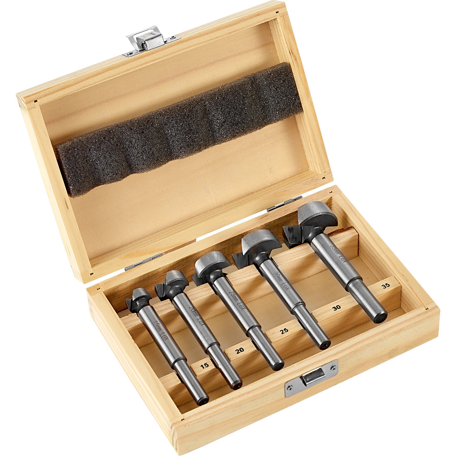LUX Forstnerbohrer-Set Comfort Ø 15 mm - 35 mm 5-teilig LUX Forstnerbohrer-Set Comfort Ø 15 mm - 35 mm 5-teilig von -