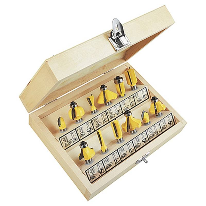 LUX Fräser-Set 12-teilig von LUX-TOOLS