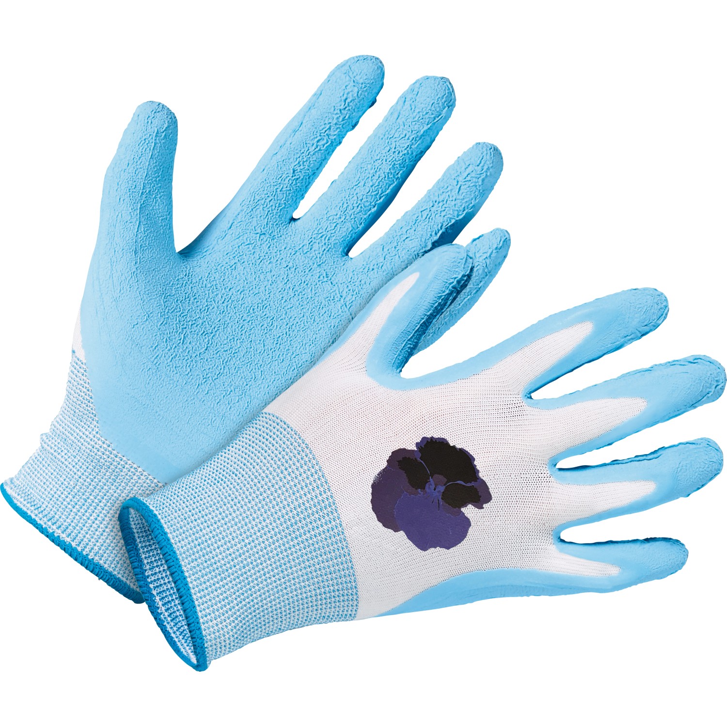 LUX Gartenhandschuh Latex Blau Gr. 7 (S) von LUX-TOOLS