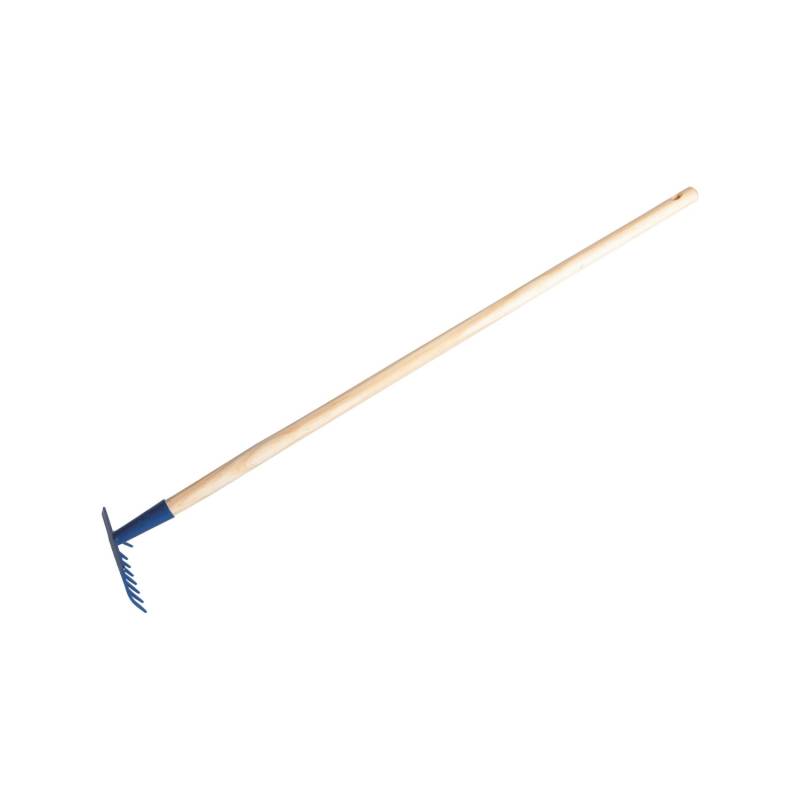 LUX Gartenrechen klein mit 8 Zinken eingestielt 85 cm von LUX-TOOLS