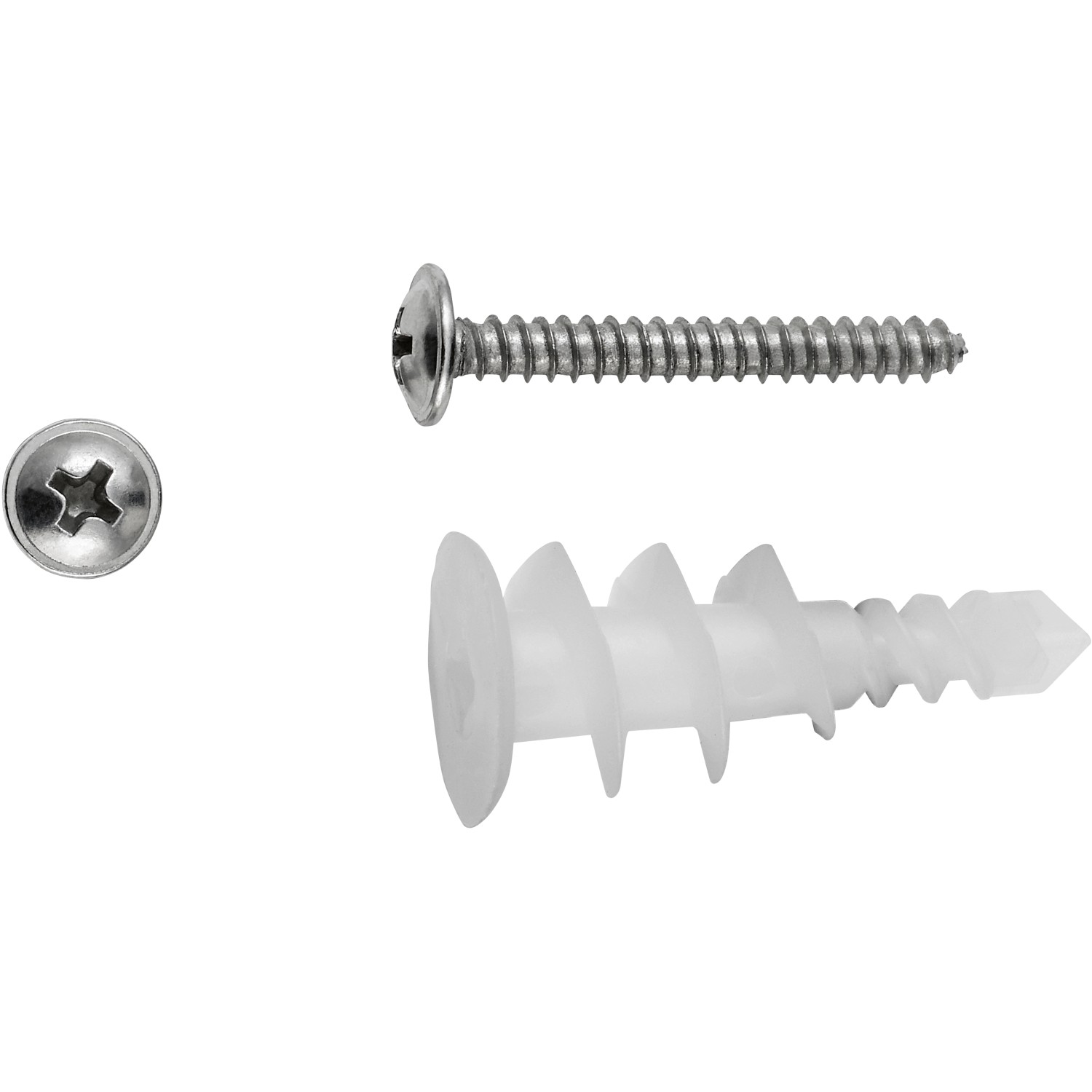 LUX Gipskartondübel Kunststoff mit Schrauben Ø 14 mm x 32 mm 4 Stück LUX Gipskartondübel Kunststoff mit Schrauben Ø 14 mm x 32 mm 4 Stück von LUX-TOOLS