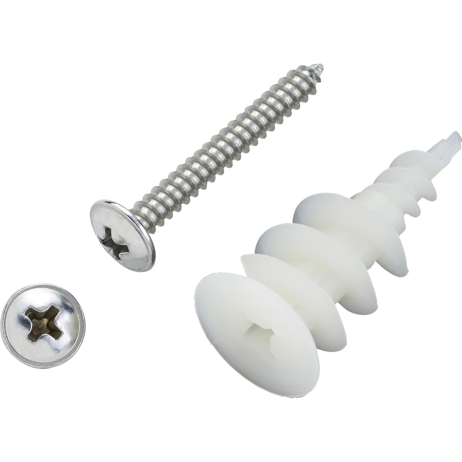 LUX Gipskartondübel Kunststoff mit Schrauben Ø 14 mm x 32 mm 50 Stück LUX Gipskartondübel Kunststoff mit Schrauben Ø 14 mm x 32 mm 50 Stück von LUX-TOOLS