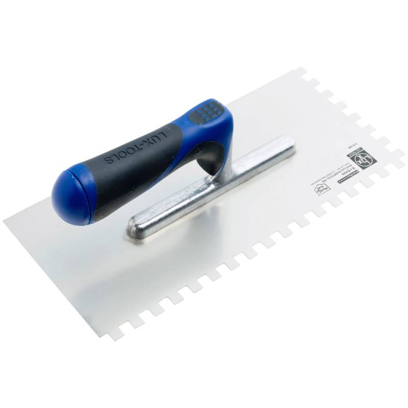 LUX Glättekelle rostfrei 8 mm x 8 mm Comfort von LUX-TOOLS