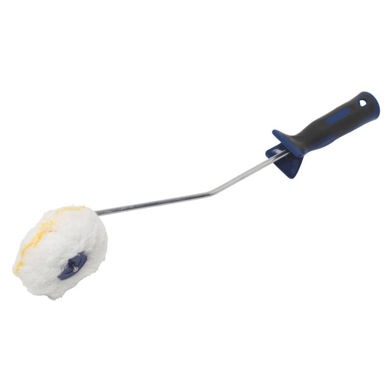 LUX Goldfaden-Eckenroller 2K-Softgriff Schwarz-Blau 5 cm von LUX-TOOLS