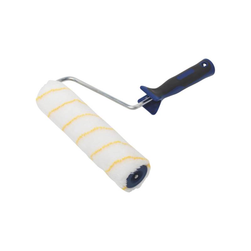 LUX Goldfaden-Roller Kurzflor 2K-Softgriff Schwarz-Blau 25 cm von LUX-TOOLS