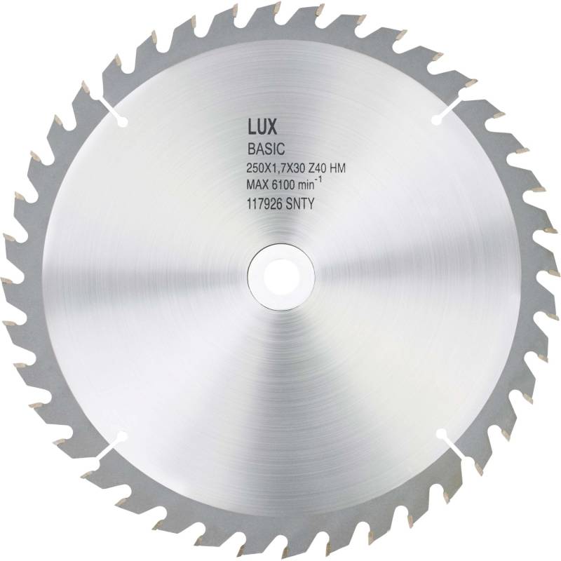 LUX HM-Kreissägeblatt Holz Ø 350 mm 40 Zähne von LUX-TOOLS