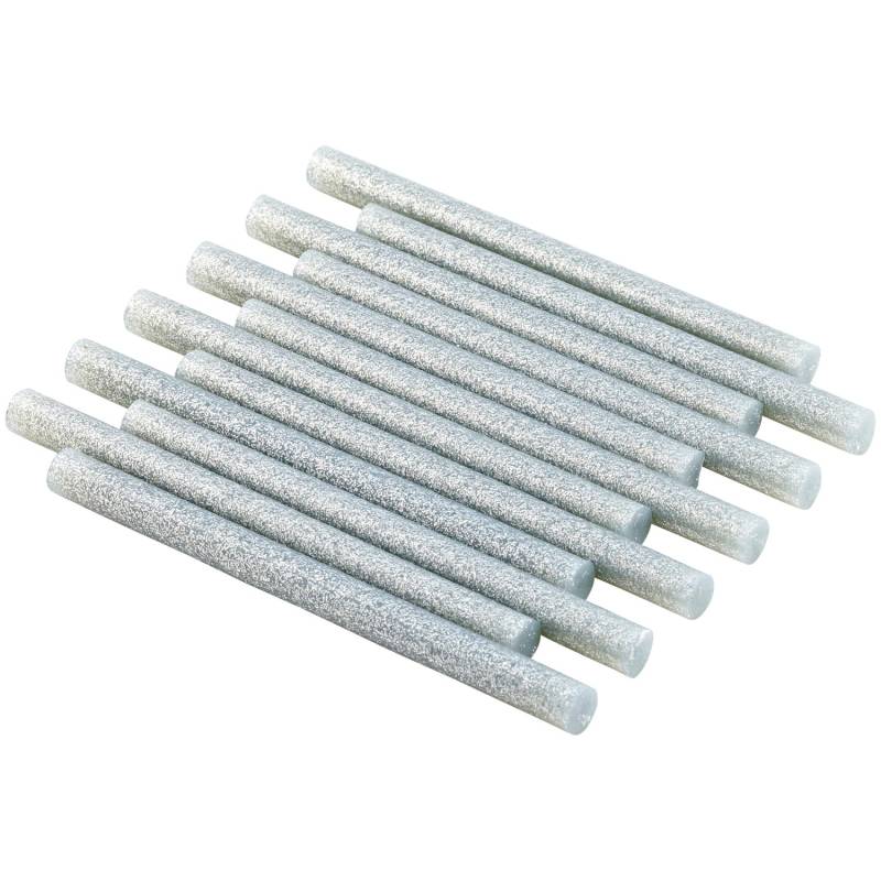 LUX Heißklebepatronen Silber Ø 8 mm 12 Stück von LUX-TOOLS