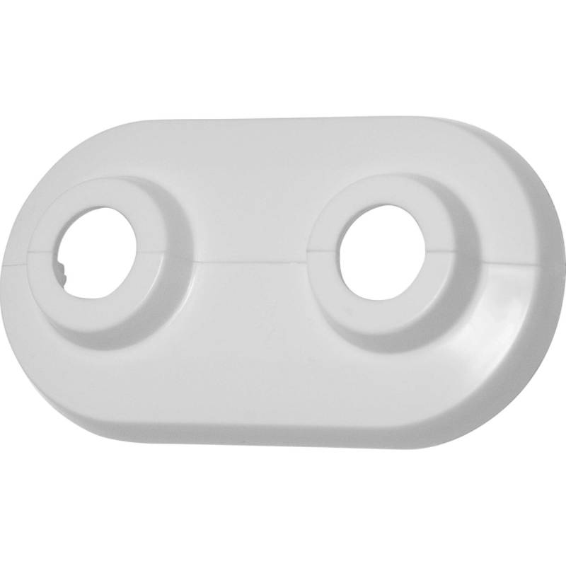 LUX Klapprosette Ø 15 mm Weiß Doppelt von LUX-TOOLS