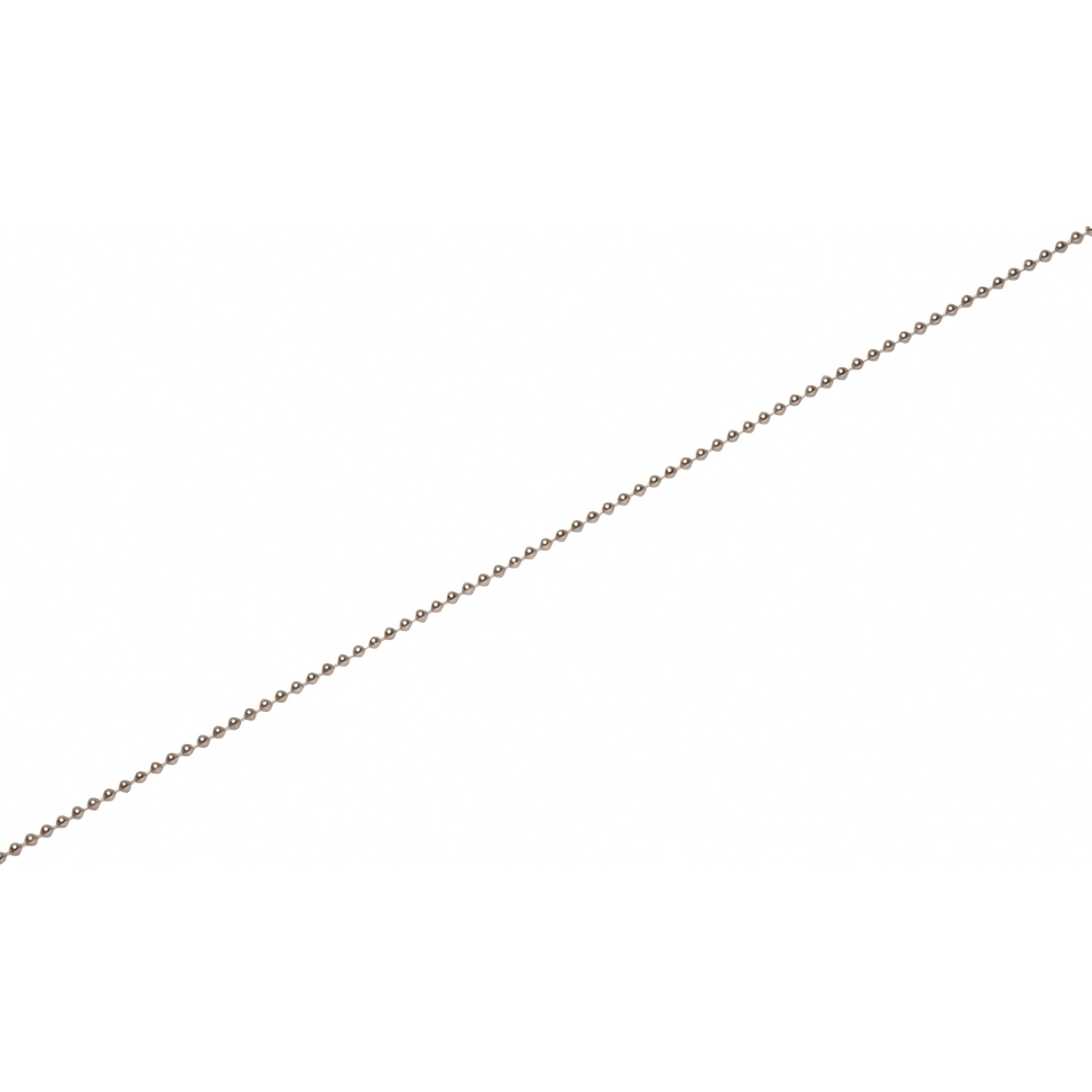 Kugelkette Messing Vernickelt Ø 3,6 mm Meterware