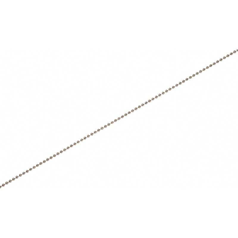 Kugelkette Messing Vernickelt Ø 3,6 mm Meterware