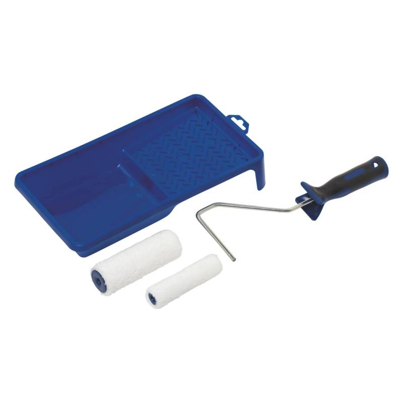 LUX Lasuren-Roller-Set für Dickschicht-Lasur 4-teilig von LUX-TOOLS