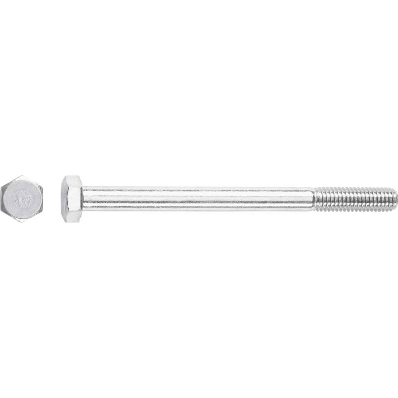 LUX Maschinenschraube M8 x 100 mm Stahl Verzinkt Teilgewinde 50 Stück von LUX-TOOLS