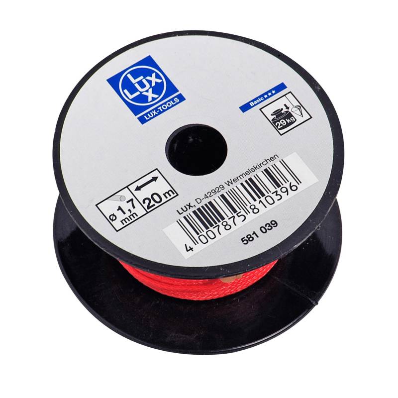 LUX-TOOLS Maurerschnur 20 m Rot von LUX-TOOLS