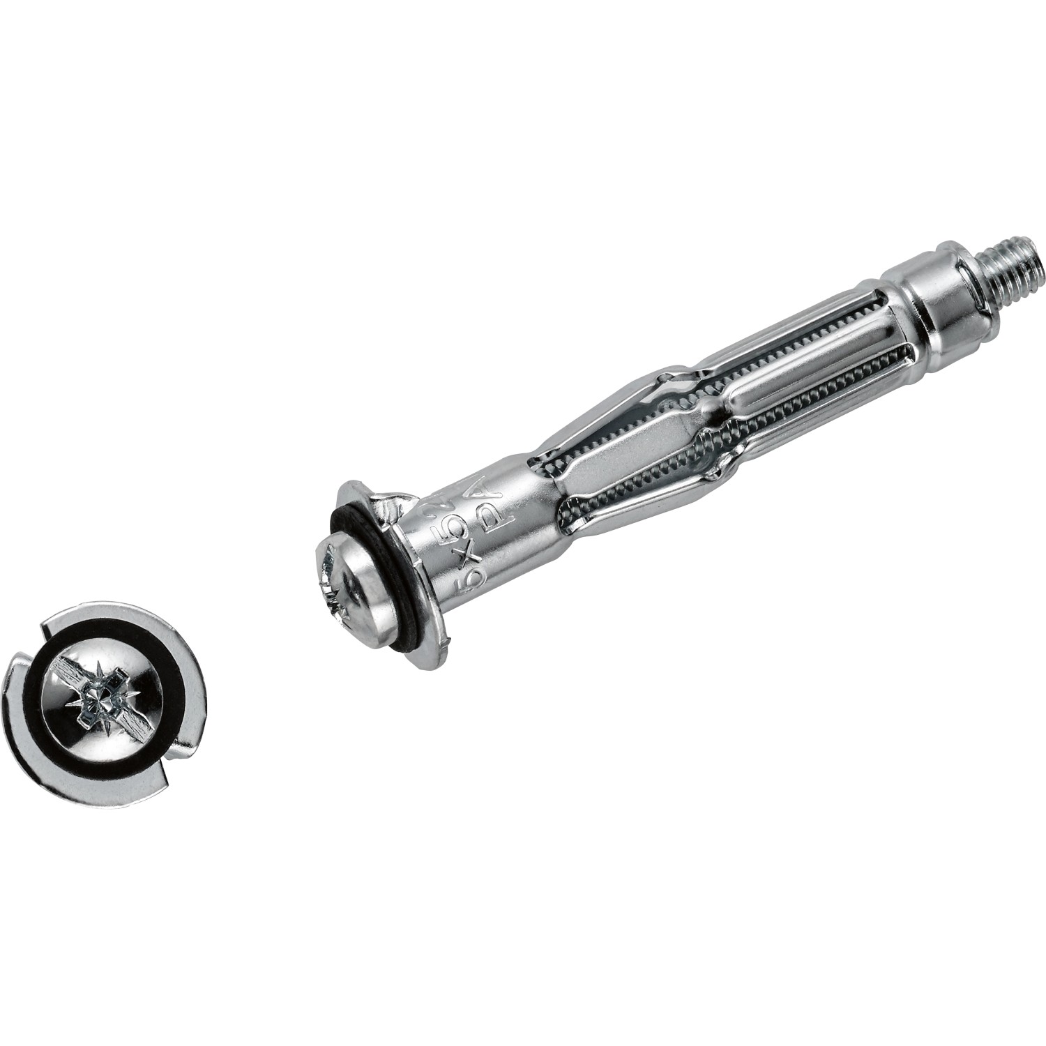 LUX Metallhohlraumdübel mit Schraube Ø 5 mm x 52 mm 4 Stück LUX Metallhohlraumdübel mit Schraube Ø 5 mm x 52 mm 4 Stück von LUX-TOOLS