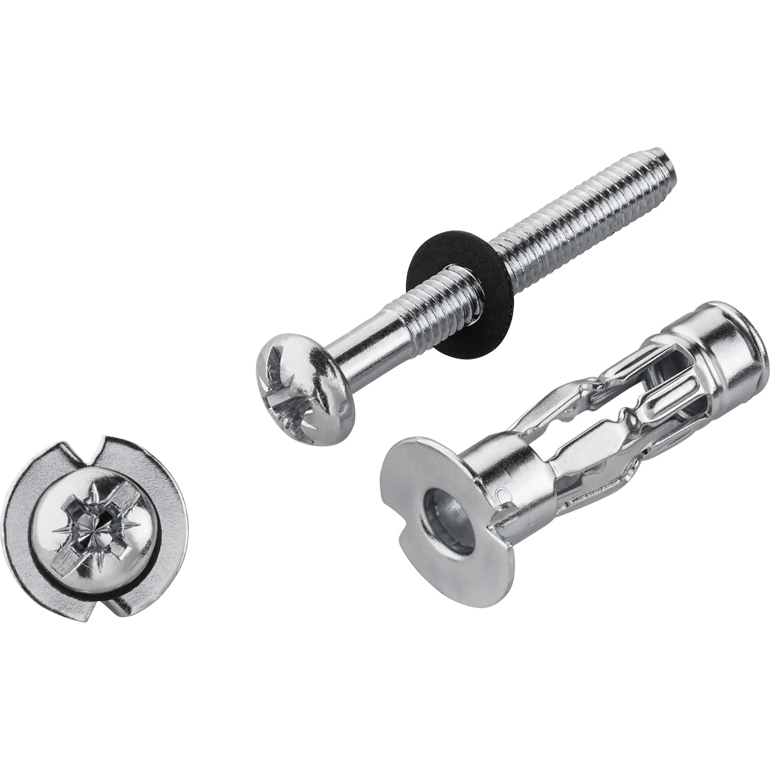 LUX Metallhohlraumdübel mit Schraube Ø 6 mm x 37 mm 4 Stück LUX Metallhohlraumdübel mit Schraube Ø 6 mm x 37 mm 4 Stück von LUX-TOOLS