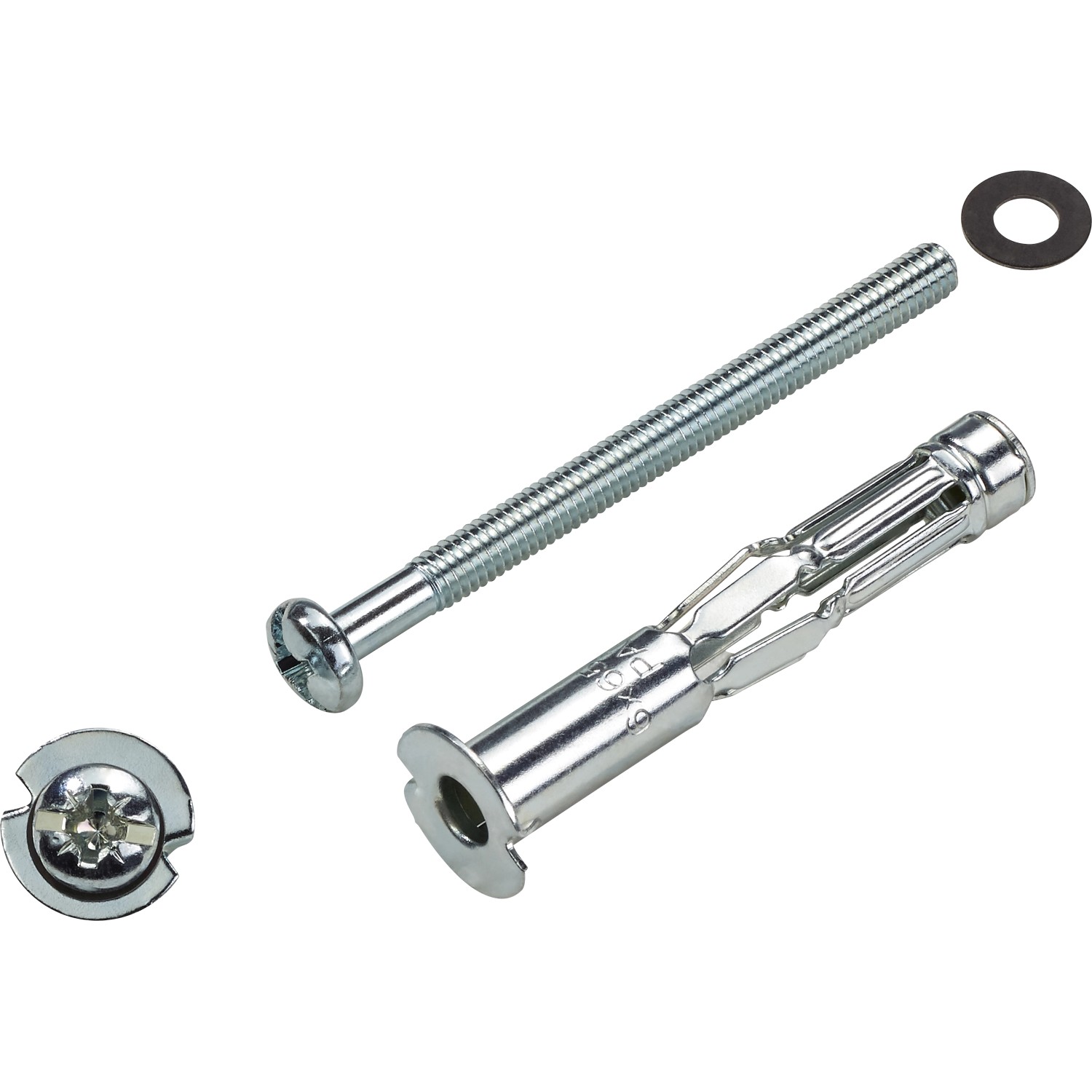 LUX Metallhohlraumdübel mit Schraube Ø 6 mm x 65 mm 2 Stück LUX Metallhohlraumdübel mit Schraube Ø 6 mm x 65 mm 2 Stück von LUX-TOOLS