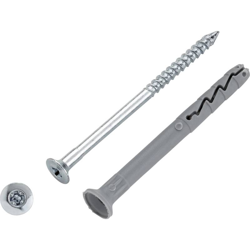 LUX Nageldübel mit Nagel Ø 6 mm x 60 mm 50 Stück von LUX-TOOLS