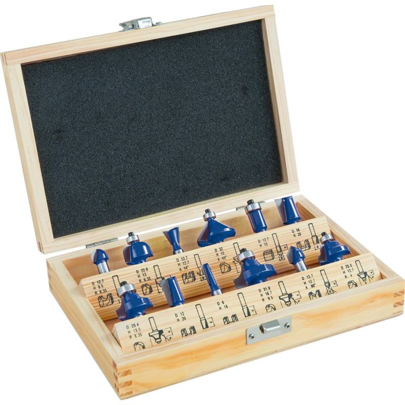 LUX Oberfräser-Set 12-teilig von LUX-TOOLS