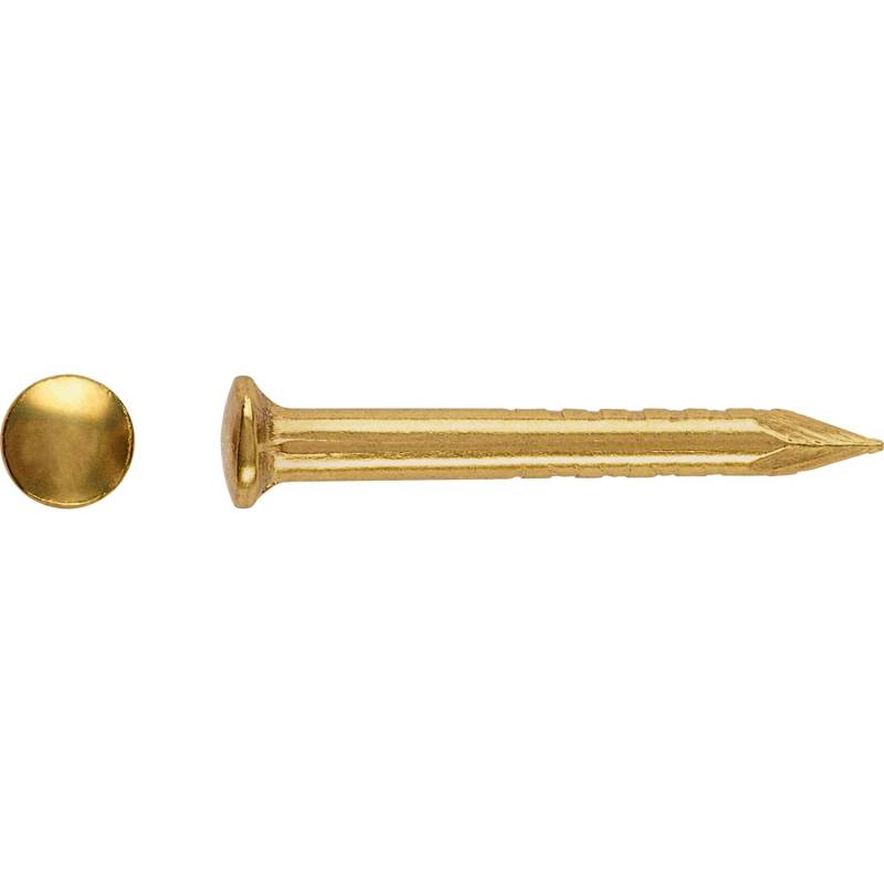 LUX Rundkopfstift Ø 1,6 mm x 17 mm Vermessingt 100 Stück von LUX-TOOLS