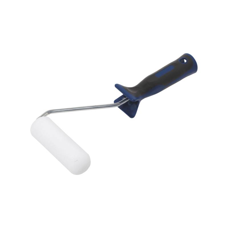 LUX Schaum-Roller Konvex 2K-Softgriff Schwarz-Blau 10 cm von LUX-TOOLS