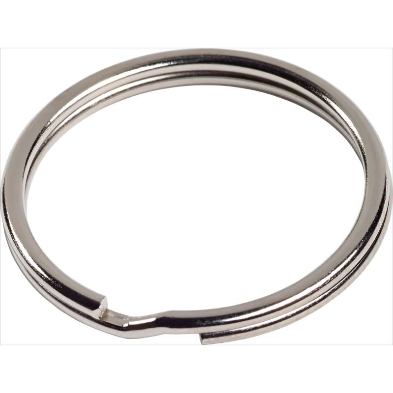 LUX Schlüsselring Ø 16 mm vernickelt 6 Stück von -