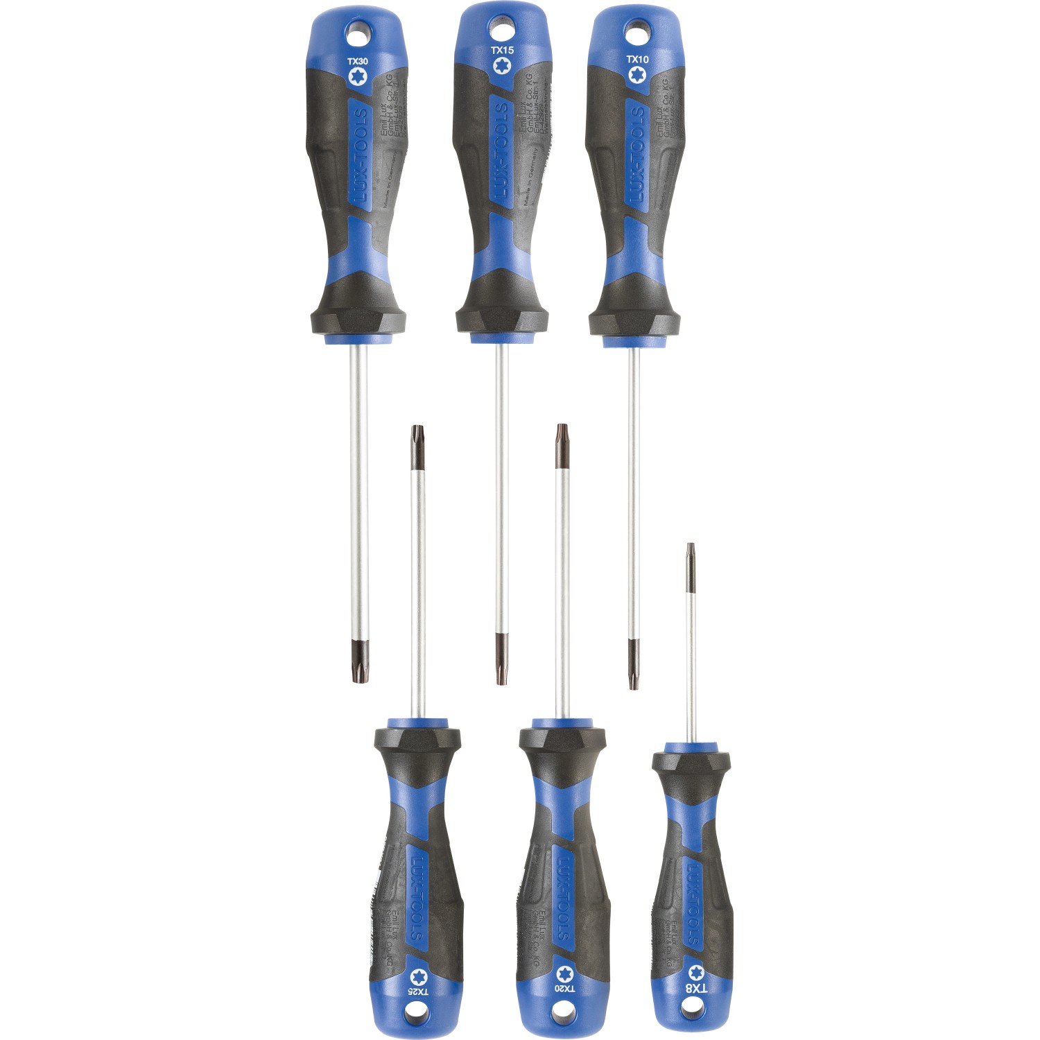 LUX Schraubendrehersatz Comfort TX 6-teilig LUX Schraubendrehersatz Comfort TX 6-teilig von LUX-TOOLS