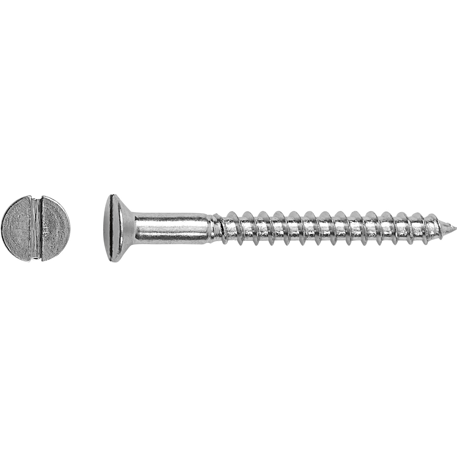 Senkkopf Holzschraube Schlitz-Antrieb Ø 4 mm x 16 mm 20 Stück