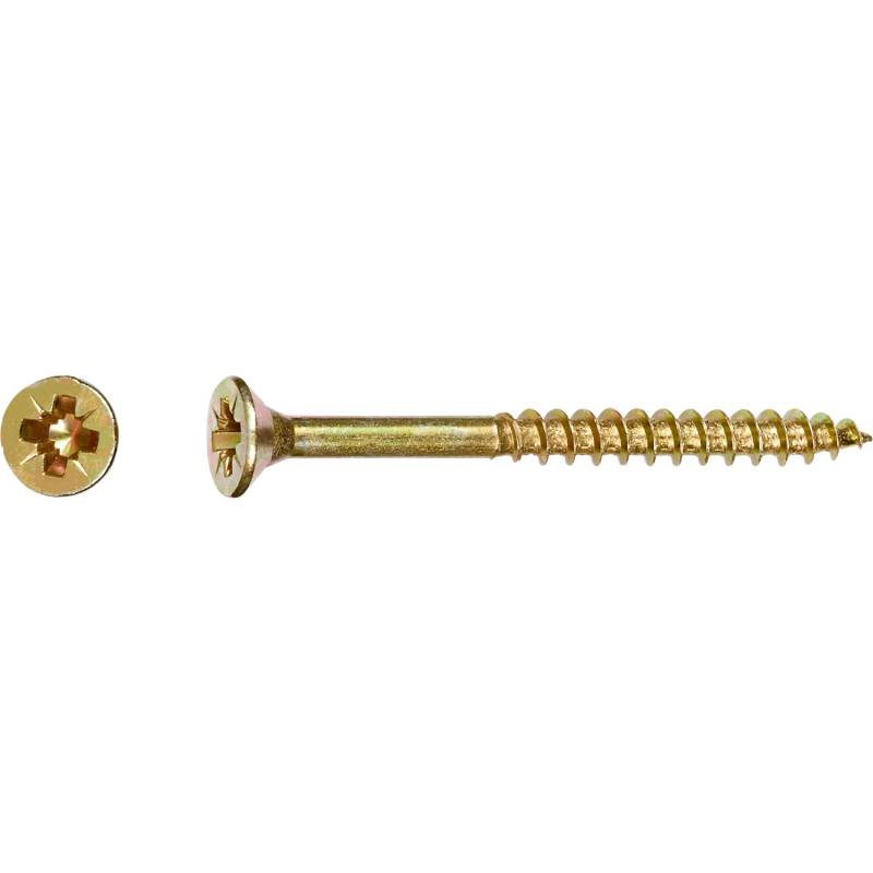 LUX Senkkopf Universalschraube PZ-Antrieb Ø 4 mm x 40 mm 200 Stück von LUX-TOOLS