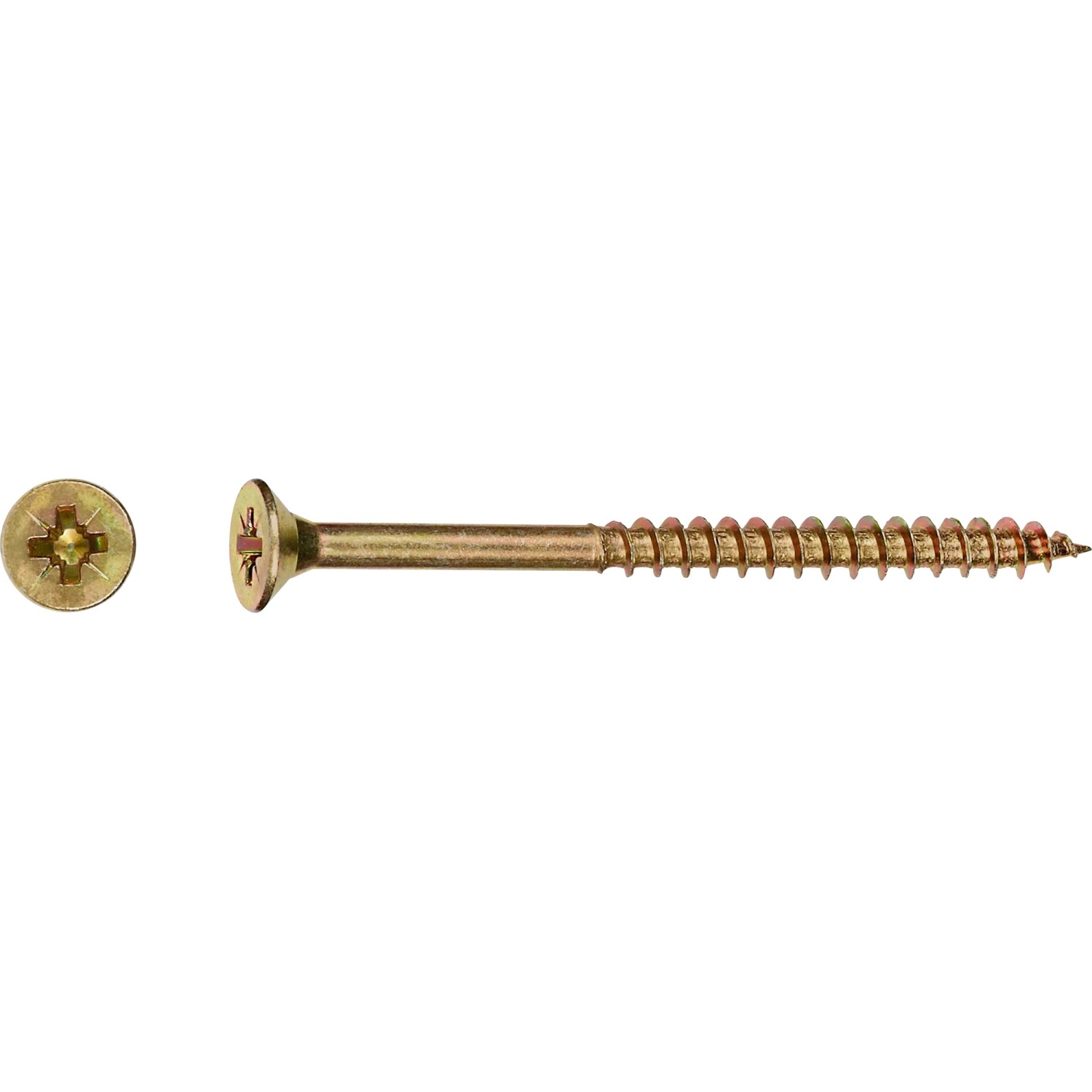 LUX Senkkopf Universalschraube PZ-Antrieb Ø 4 mm x 50 mm 70 Stück von LUX-TOOLS