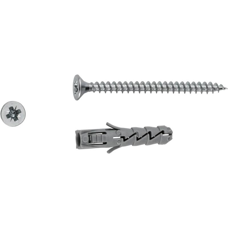 LUX Spreizdübel mit Schrauben 6 mm x 30 mm 14 Stück von LUX-TOOLS